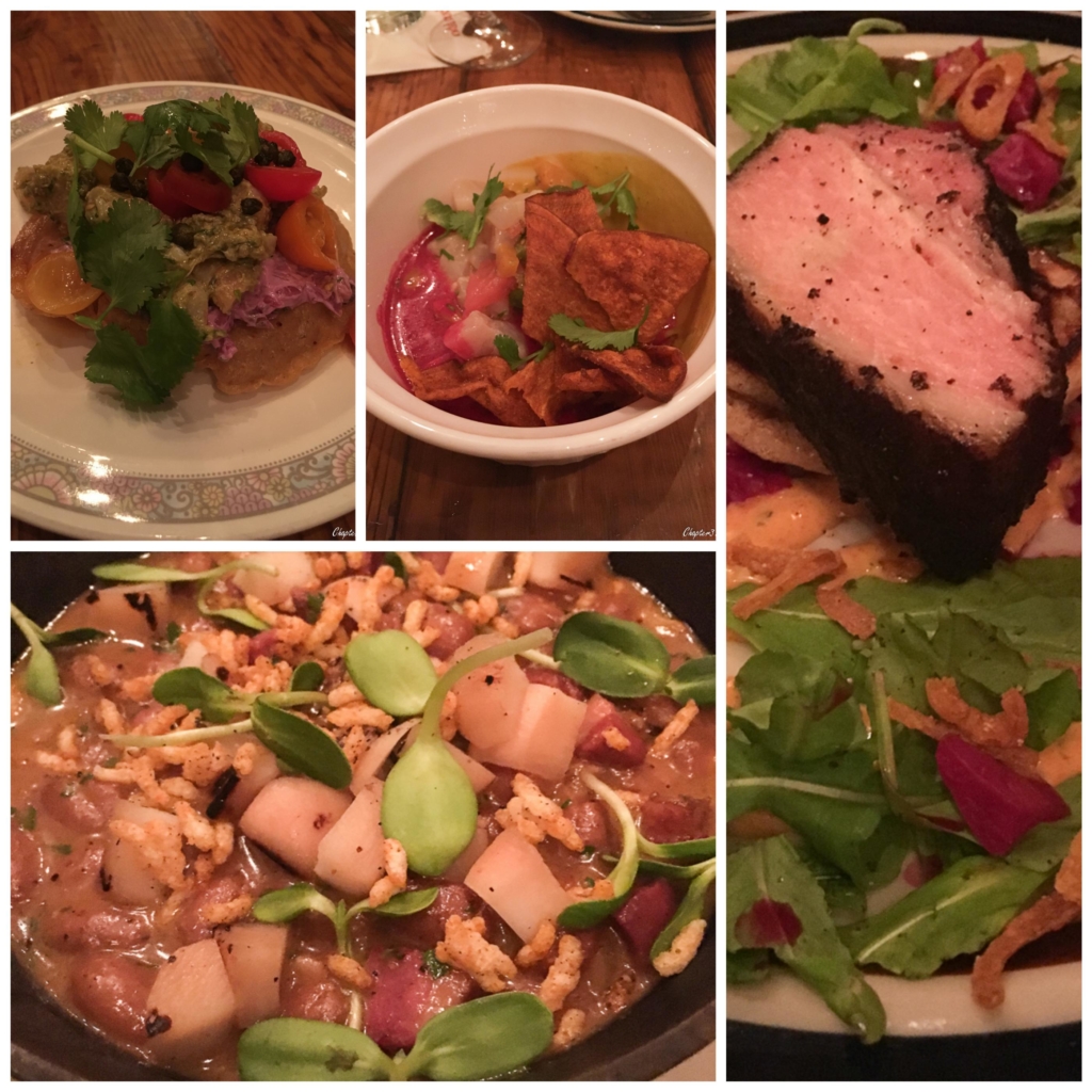 Various dishes at Odd Duck