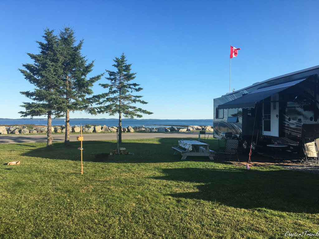Campground Review Kiwanis Oceanfront Camping, Saint Andrews, New Brunswick Chapter 3 Travels