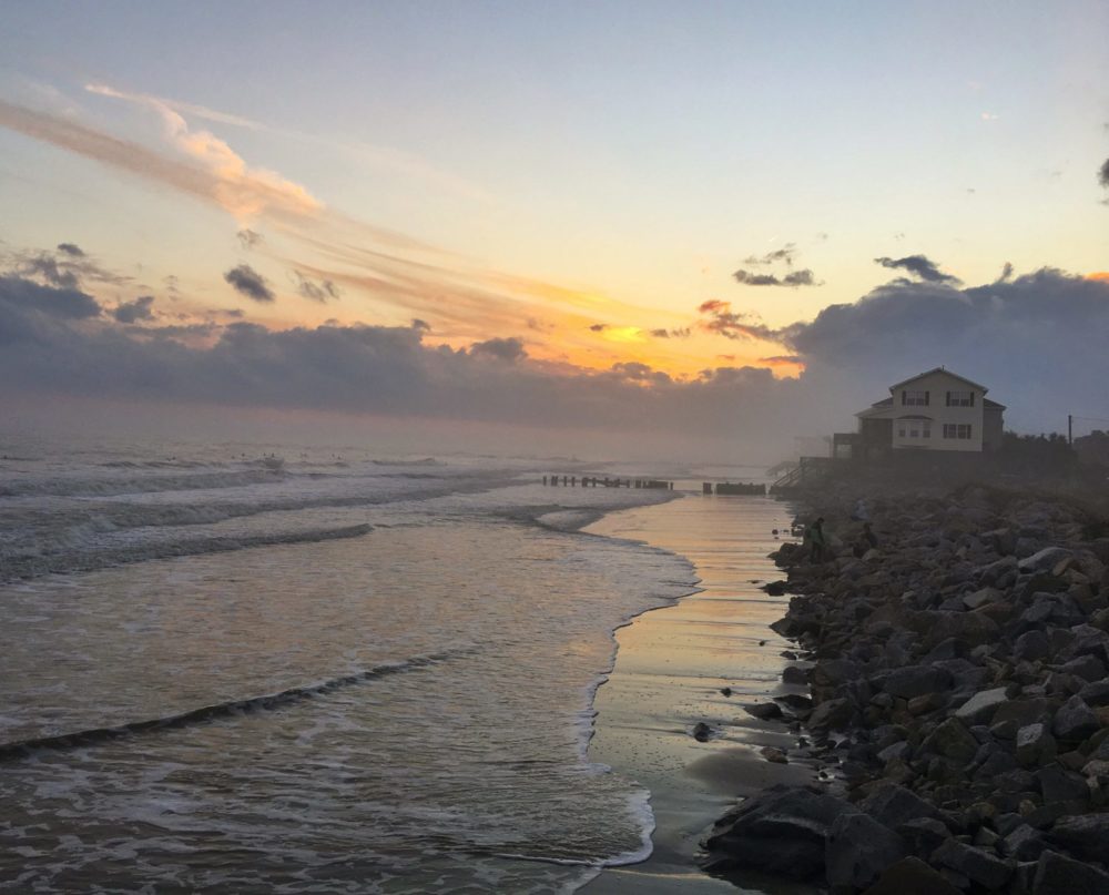 Sunset at Folly Beach, South Carolina