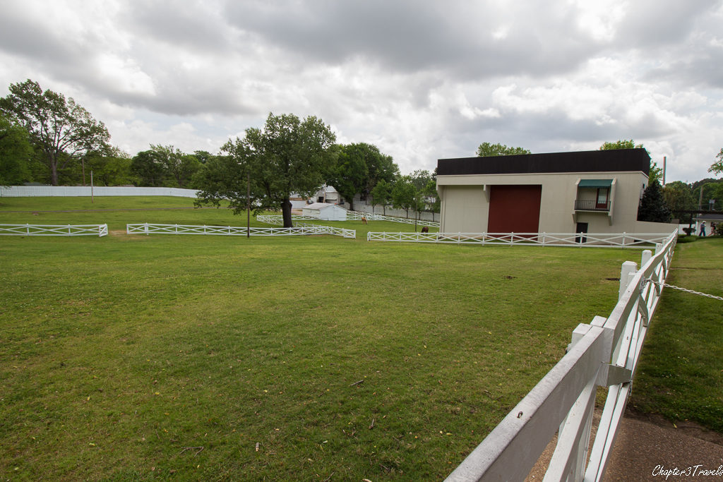 Stables and fields at Graceland