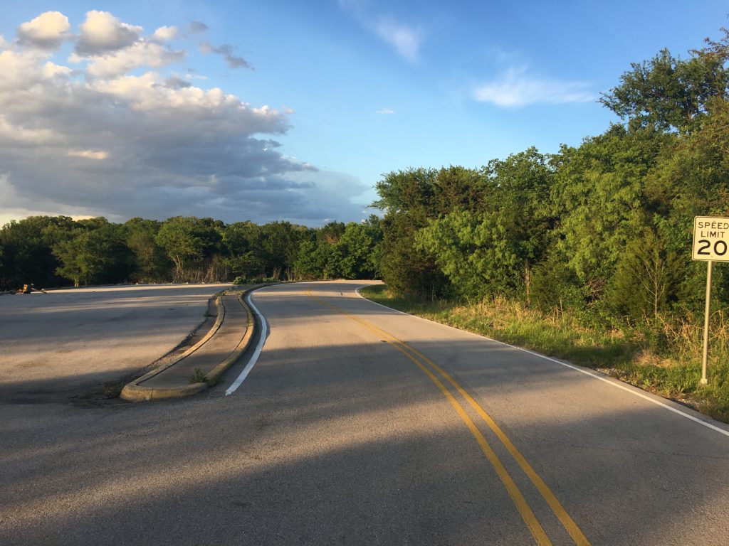 Road in Cedar Hill State Park