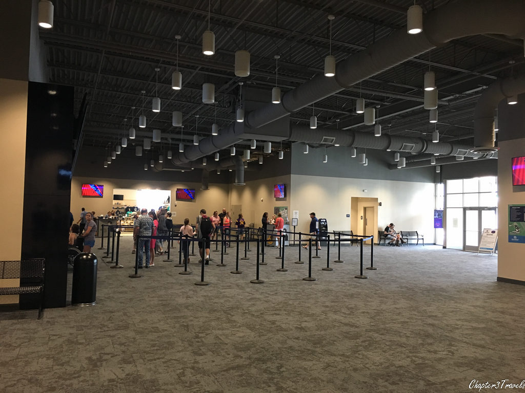 The ticketing area at Graceland