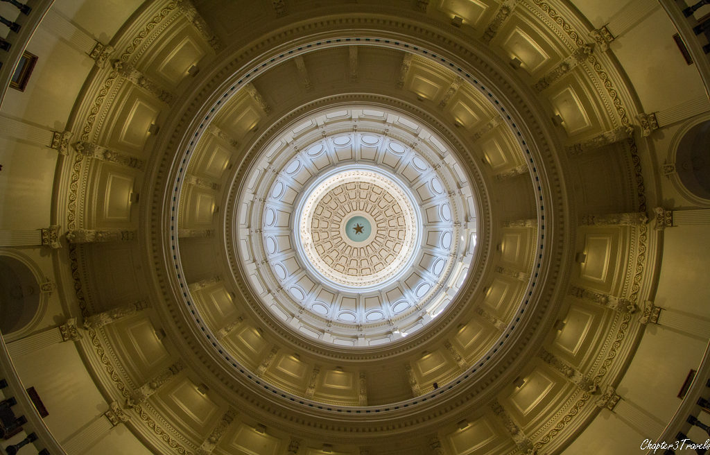 The interior of the dome.