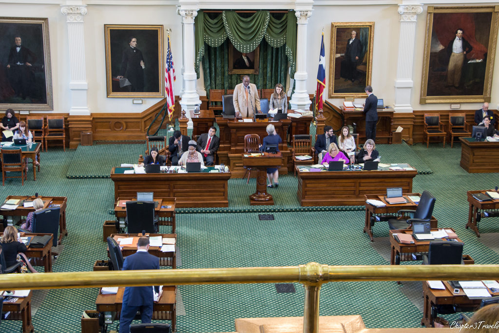The Texas Senate in session