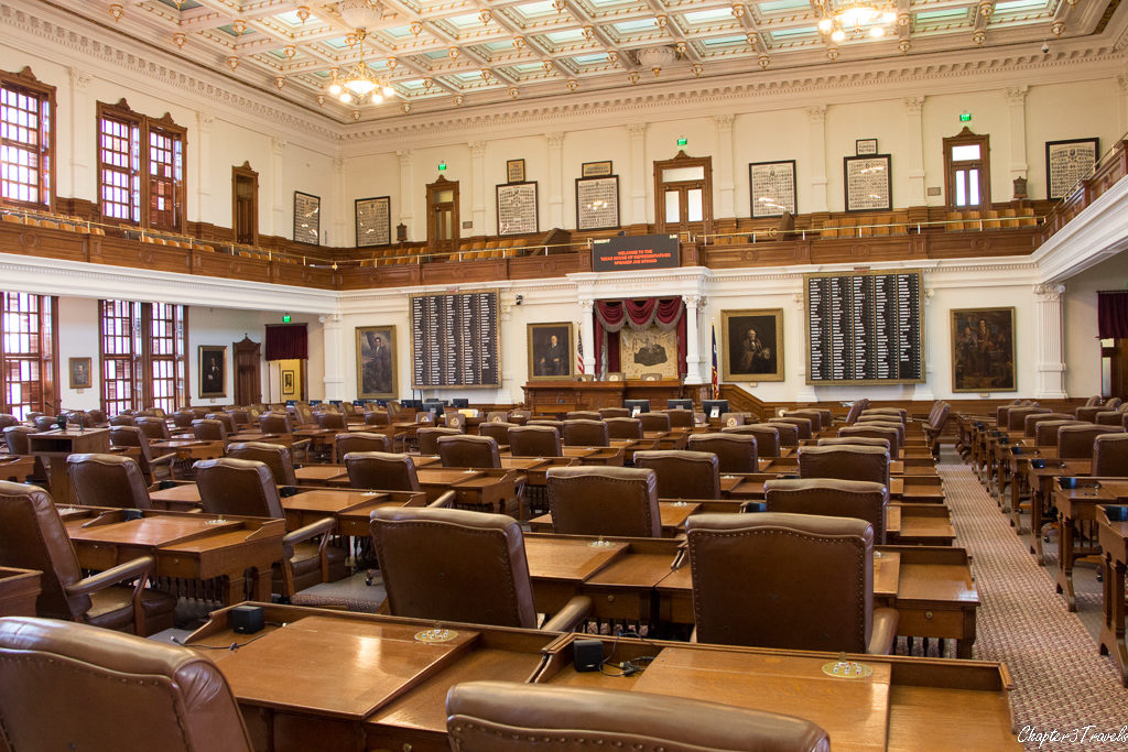 The House of Representatives in the Texas Capitol Building