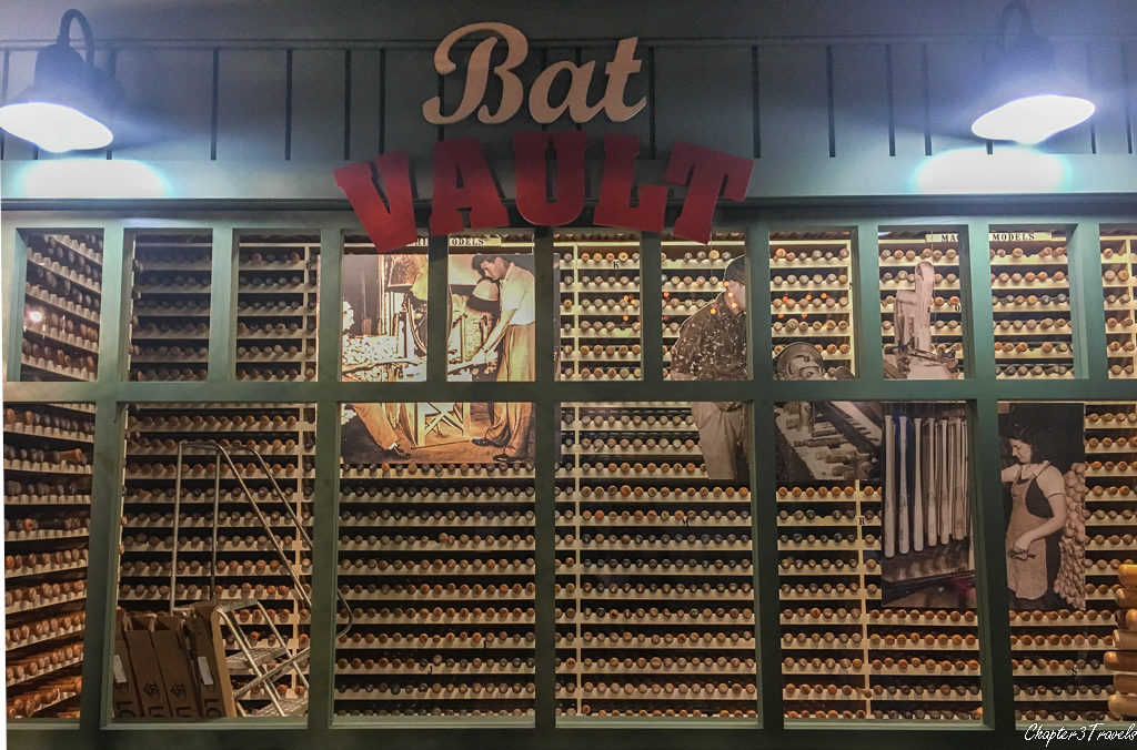 Bat vault at Louisville Slugger