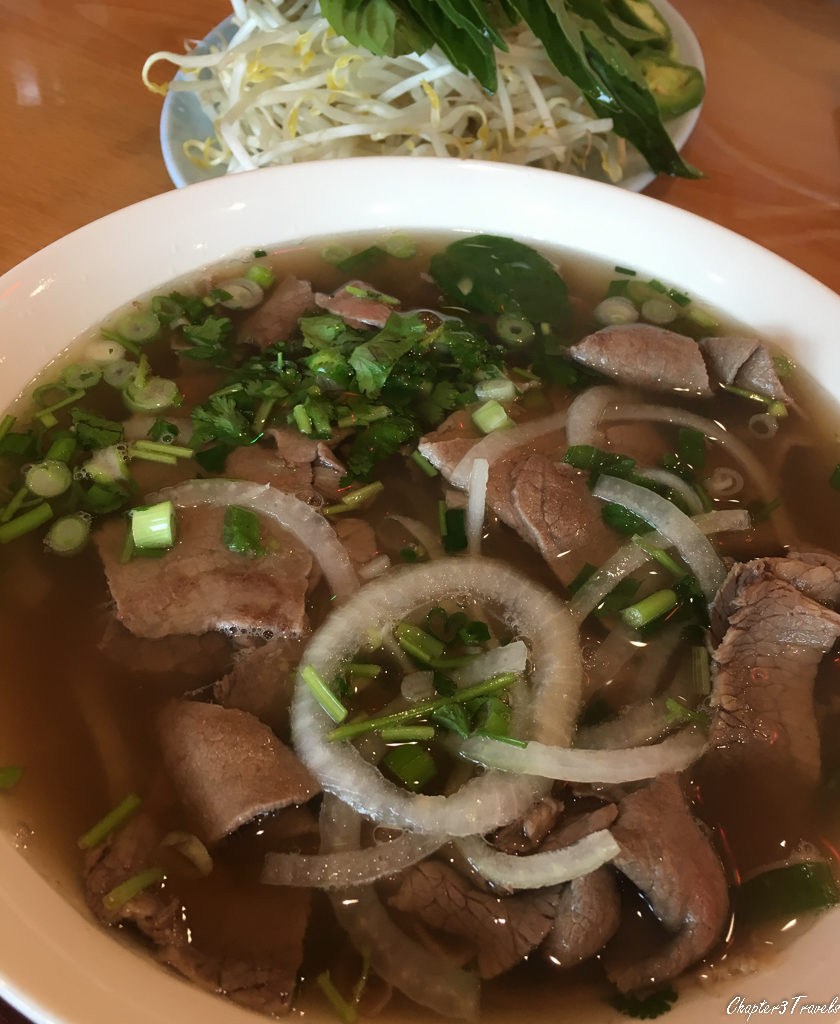 Bowl of Vietnamese pho