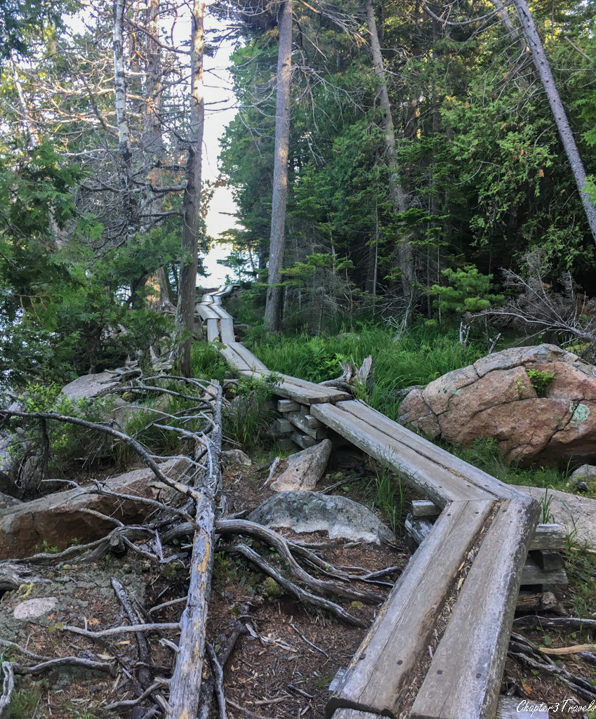 The Jordan Pond Shore Path at Acadia National Park