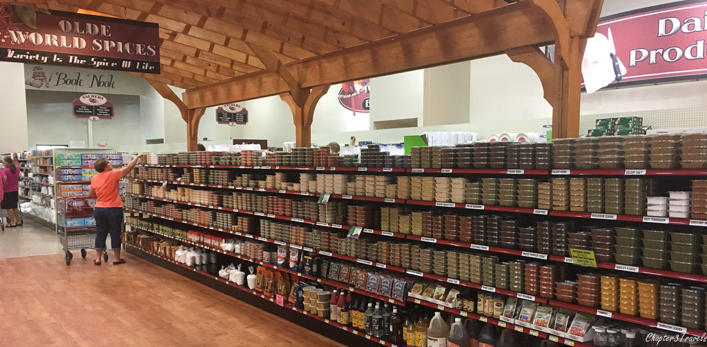 Spices at Sauders Store in Seneca, Falls New York