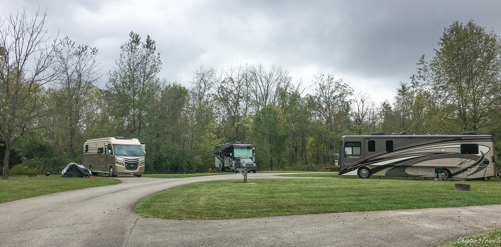 Charlestown State Park campground, Indiana