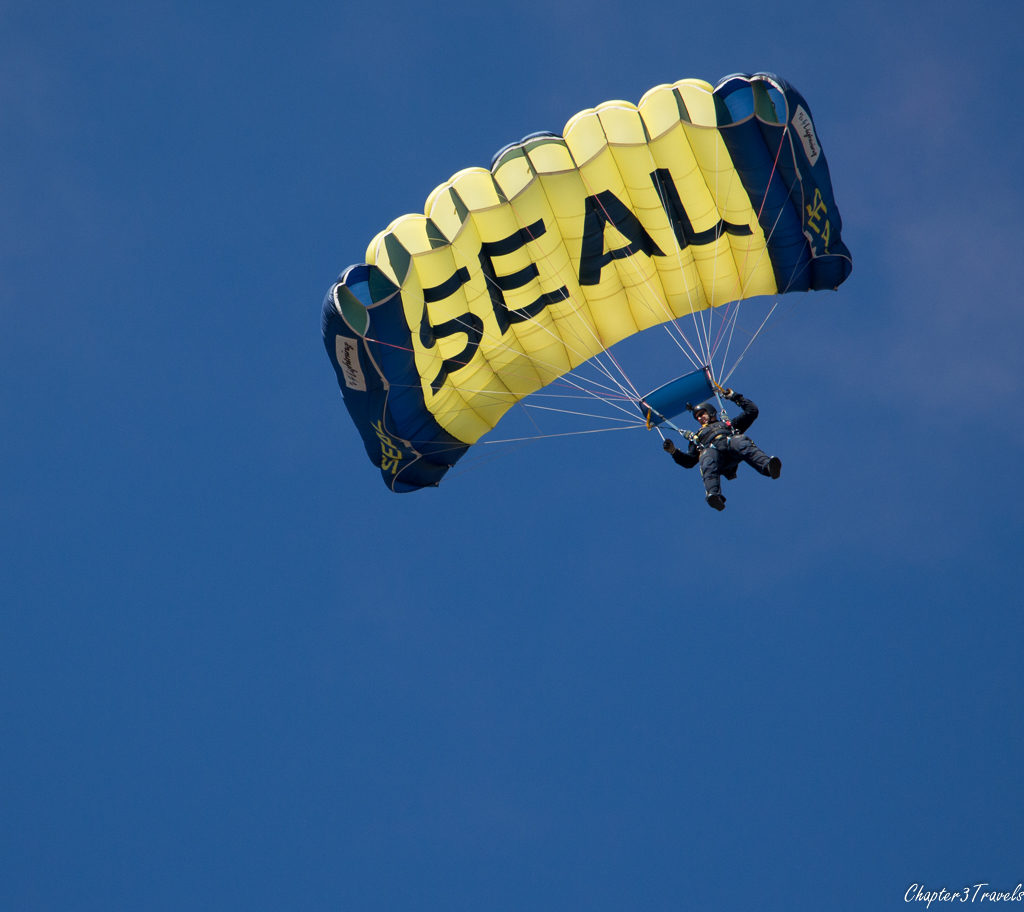 Navy SEAL parachute team member