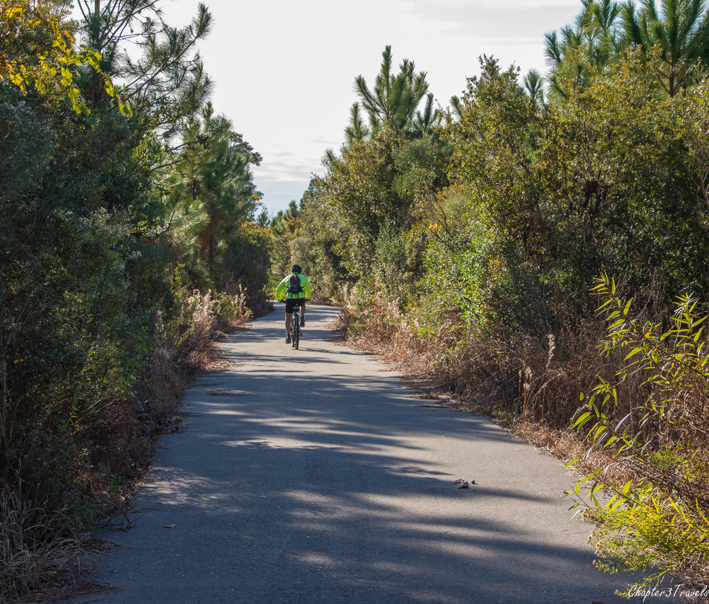 Bike path at Gulf State Park