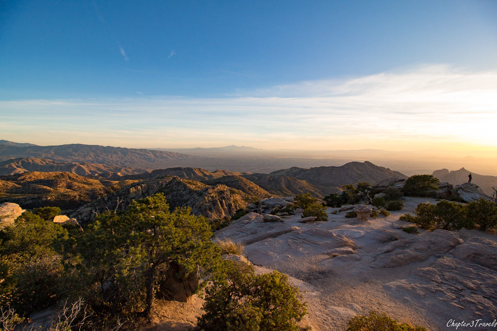 sunset at Mount Lemmon in Tucson, Arizona