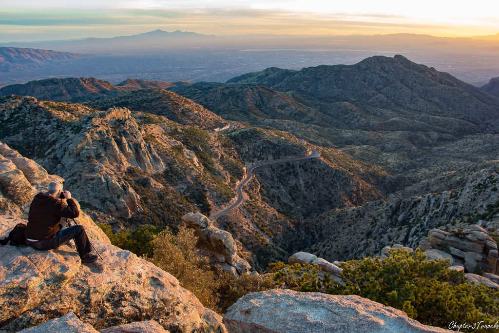 Sunset at Mount Lemmon in Tucson, Arizona