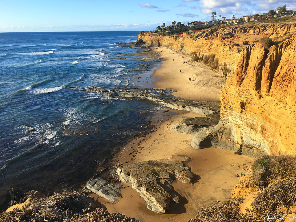 Sunset Cliffs Park in San Diego, California
