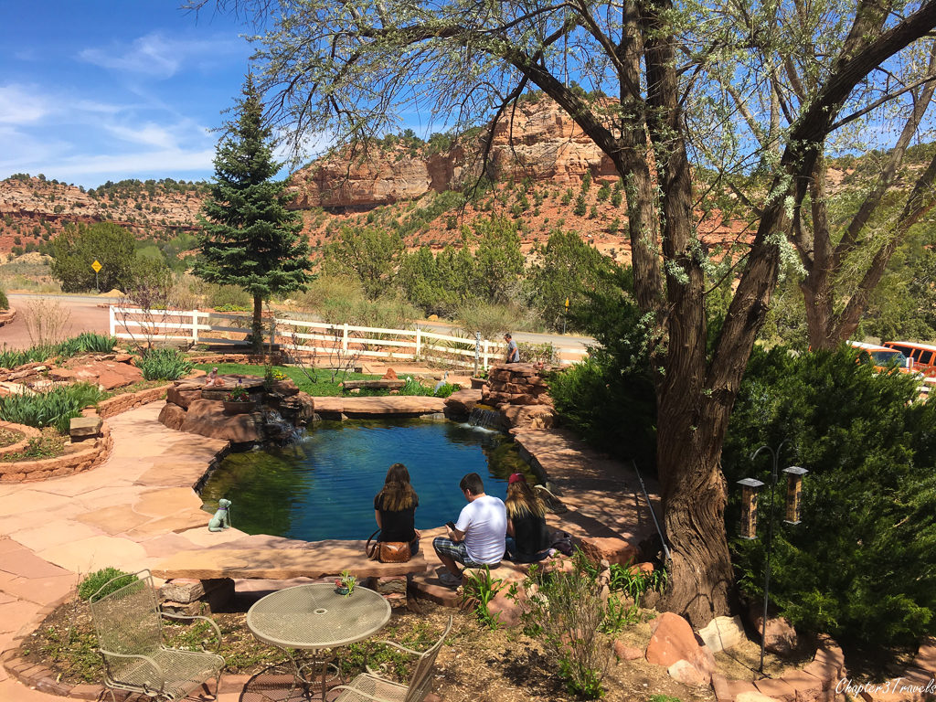 The view from the visitor's center at Best Friends Animal Sanctuary