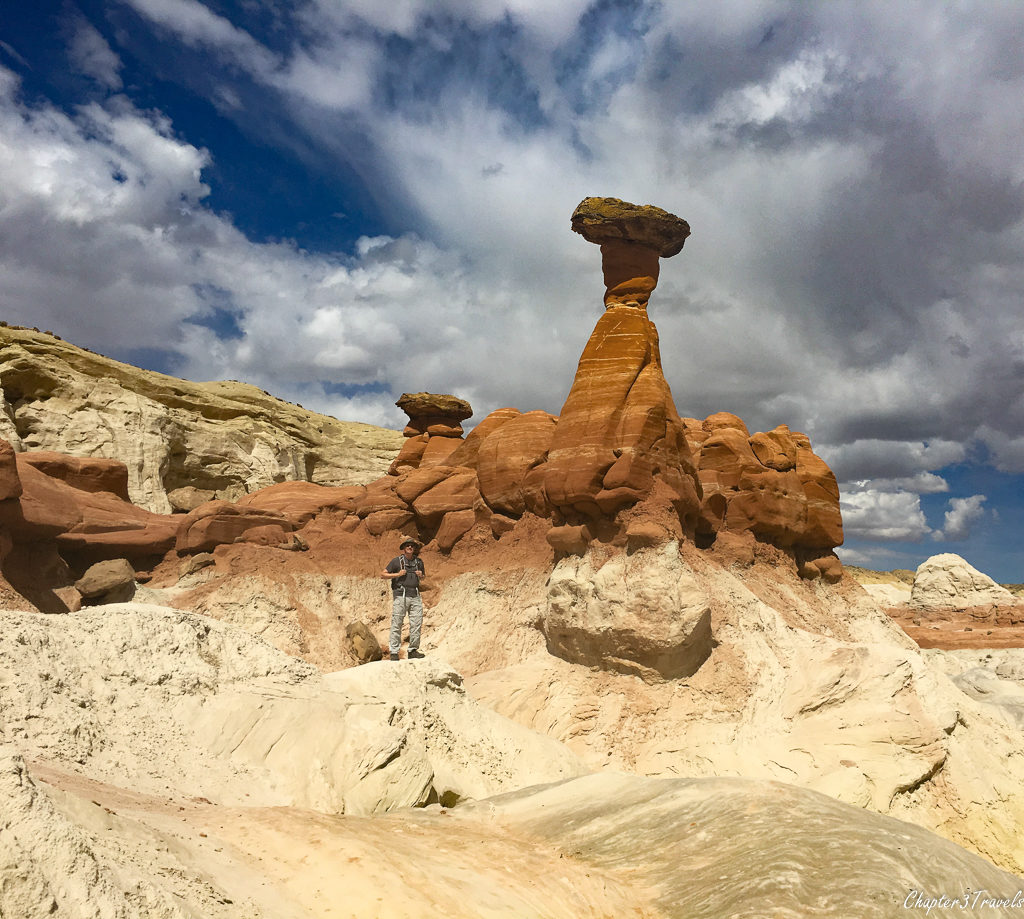 The toadstools hike in Grand Staircase Escalante National Monument near Big Water, Utah