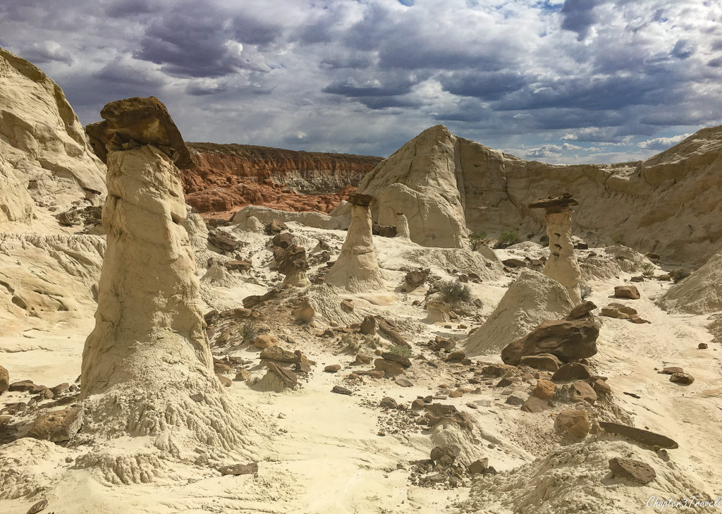 The toadstools hike in Grand Staircase Escalante National Monument near Big Water, Utah