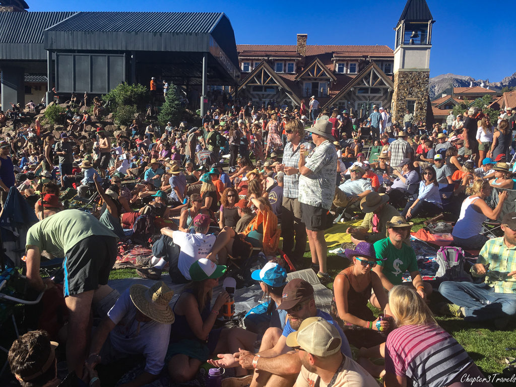 Free concert in Telluride, Colorado