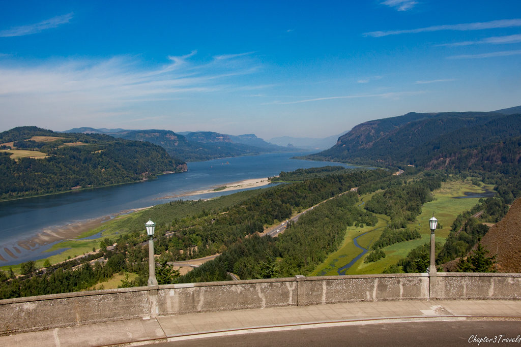 The Columbia River Gorge Scenic Area - view from Vista House