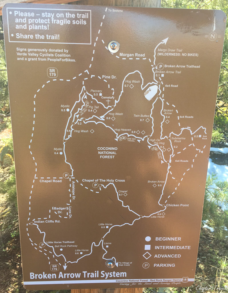 Map of Broken Arrow Trail System