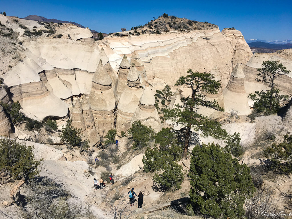 The tent rocks at Kasha Katuwe Tent Rocks Monument