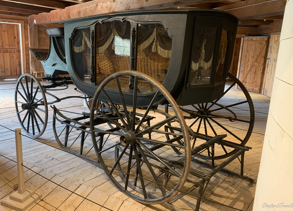 Horse drawn hearse located at the Shelburne Museum in Shelburne, Vermont
