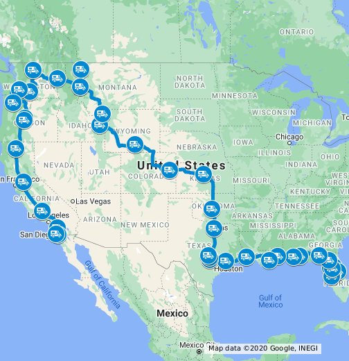 2019 Travel Map