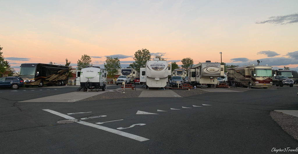 Campsites at the Deschutes County Fairgrounds and Expo Center RV Park