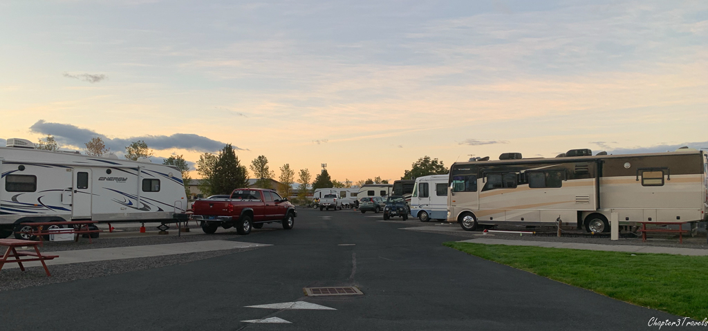 Campsites at the Deschutes County Fairgrounds and Expo Center RV Park