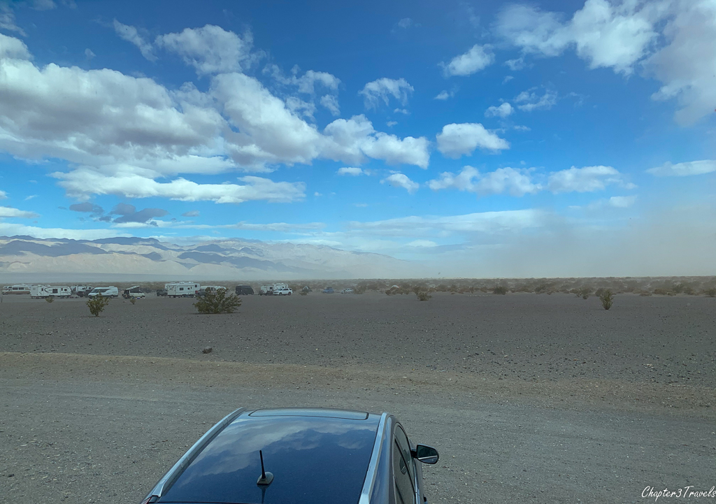 Windstorm across Stovepipe Wells Campground