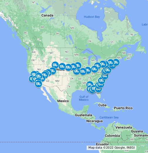 2021 Travel Map
