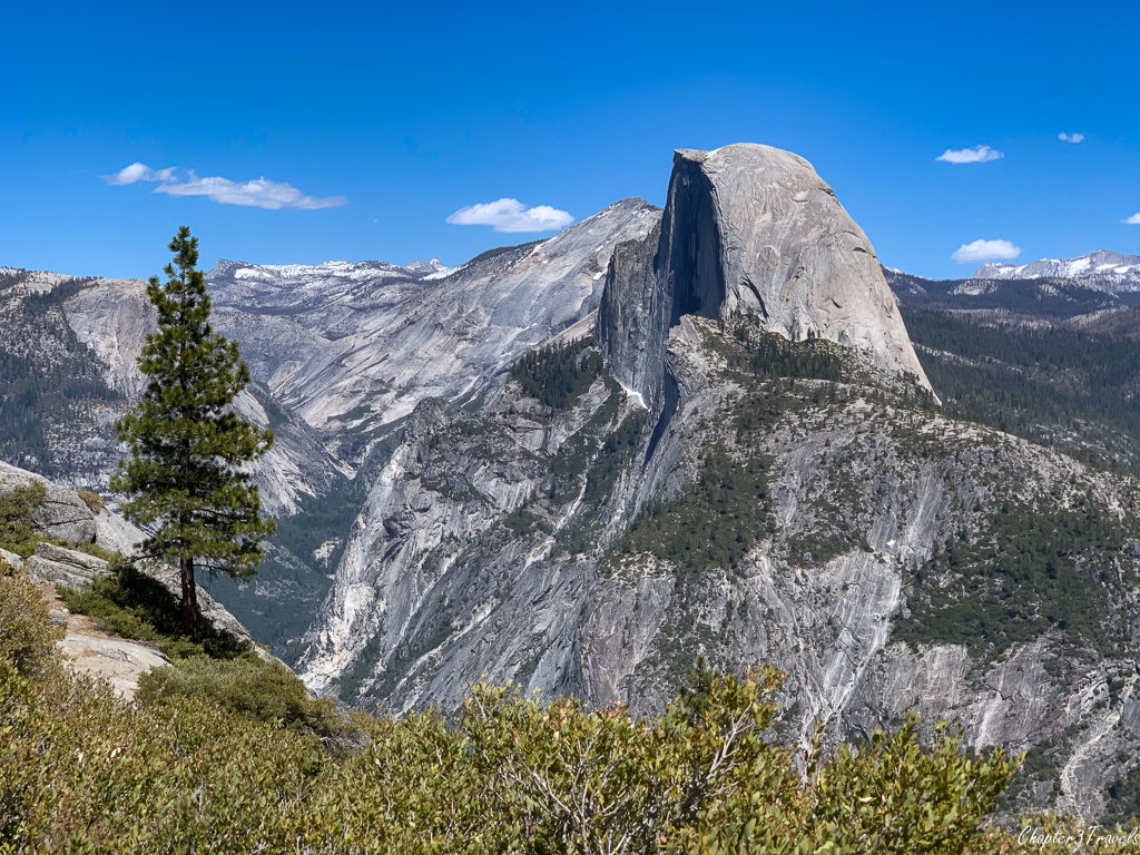 The front of Half Dome